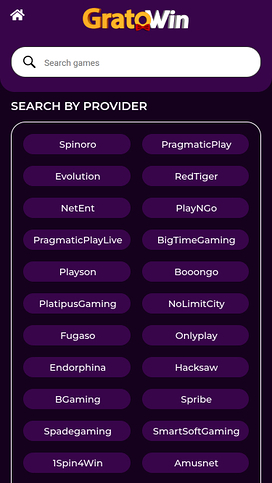 Grato Win Casino Mobile Game Developers