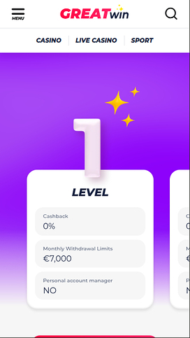 Greatwin Casino Mobile VIP Program