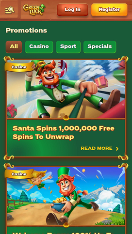 GreenLuck Casino Mobile Promotions