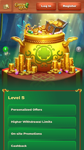GreenLuck Casino Mobile VIP Program