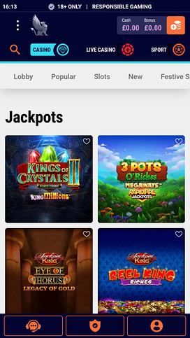 Griffon Casino Mobile Jackpot