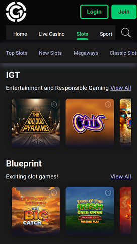 Grosvenor Casino Mobile Game Developers