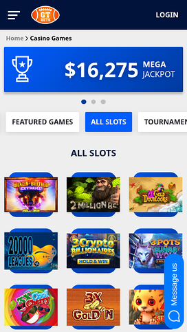 GTbets Casino Mobile Games