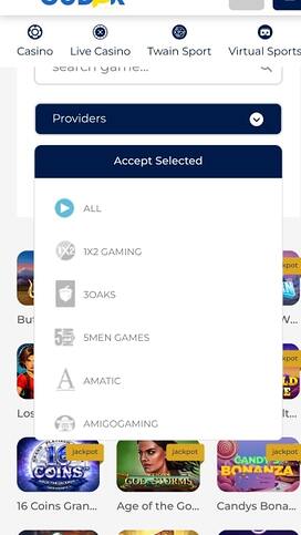 Gudar Casino Game Developers Mobile