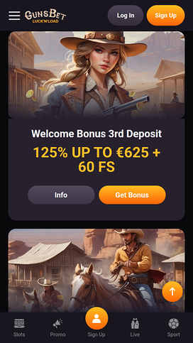 Gunsbet Casino Mobile Promotions