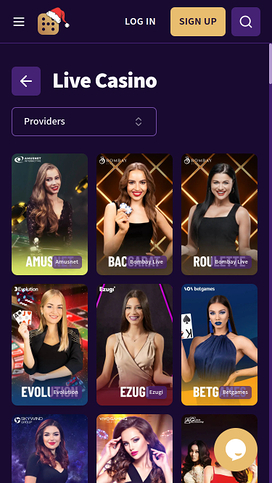 Haz Casino mobile live dealer