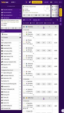 Helabet Casino Sports Mobile