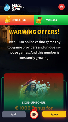 HellSpin Casino Mobile Promotions