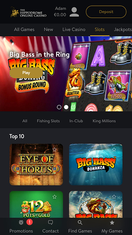 Hippodrome Casino Mobile Games