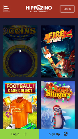 Hippozino Casino Mobile Games