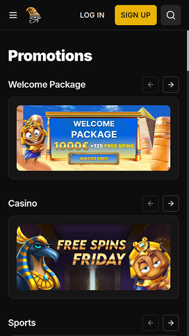 Horus Casino Mobile Promotions
