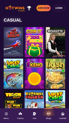 Hotwins Casino Mobile Casual Games