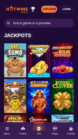 Hotwins Casino Mobile Jackpot
