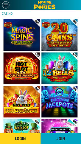House of Pokies Casino Mobile Jackpot