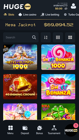 Hugewin Casino Mobile Games