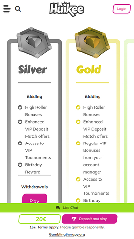 Huikee Casino Mobile VIP Program