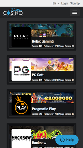 Hustles Casino Mobile Game Developers