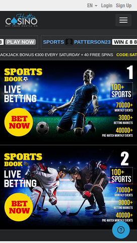 Hustles Casino Mobile Sportsbook