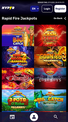 Hyper Casino Mobile Jackpot