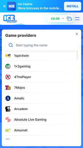 Ice Casino Mobile Game Developers