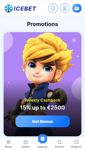 IceBet Casino Mobile Promotions
