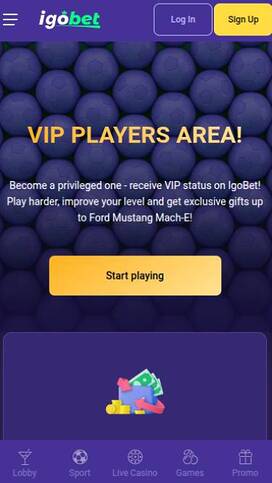 IgoBet Casino Live VIP Mobile