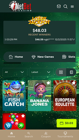 INetBet Casino Mobile Specialty
