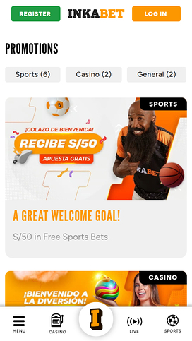 Inkabet Casino Mobile Promotions