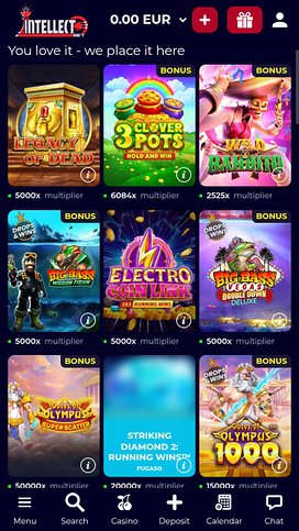 Intellectbet Casino Mobile Games