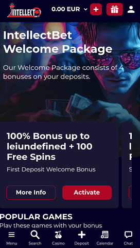 Intellectbet Casino Mobile Promotions