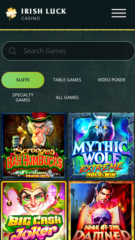 Irish Luck Casino Mobile Games