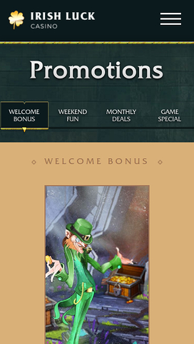Irish Luck Casino Mobile Promotions