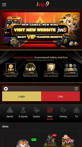 IVIP9 Casino Homepage Mobile