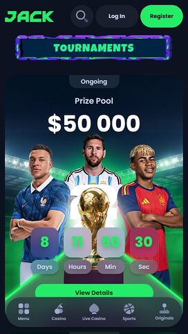 Torneos móviles de Jack Casino