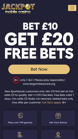 Jackpot Mobile Casino Homepage Mobile