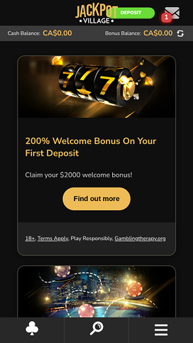 Jackpot Village Casino Promotions Mobile