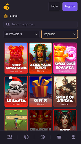 Jackpot.bet Casino Games Mobile
