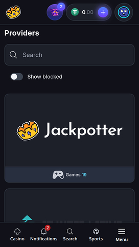 Jackpotter Casino Game Developers Mobile