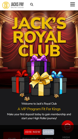 Casino VIP móvil de JacksPay Casino