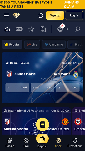 Sports Mobile screenshot of Jawhara Casino