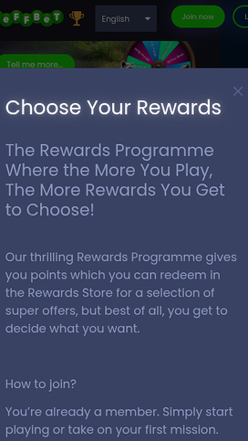 JeffBet Casino Mobile VIP Program