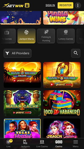 Jetwin Casino Jackpot Mobile