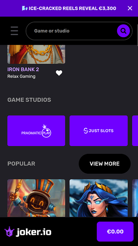 Joker.io Game Developers Mobile