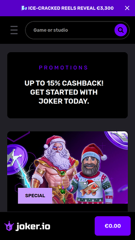 Joker.io Promotions Mobile