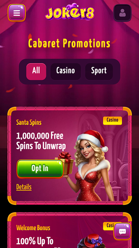 Joker8 Casino Promotions Mobile