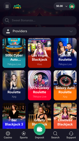 Jokersino Live Dealer Mobile