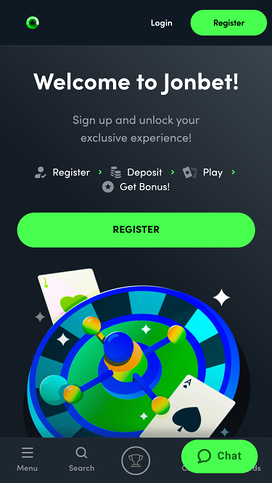 Jonbet Casino Homepage Mobile