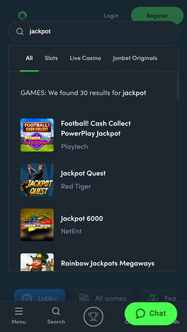 Jonbet Casino Jackpot Mobile