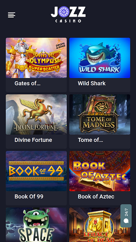 Jozz Casino Mobile Games