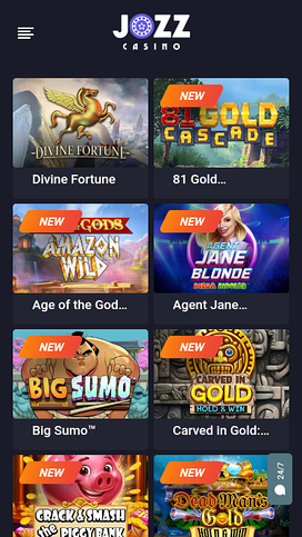 Jozz Casino Mobile Jackpot